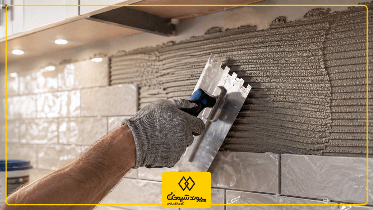چسب مخصوص کاشی بین کابینتی